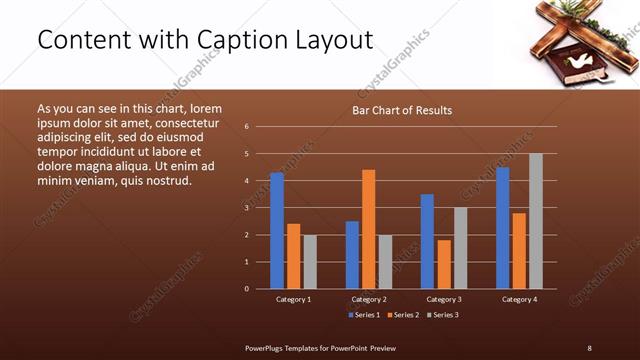 Content with Caption presentation slide layout