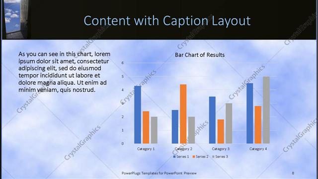Content with Caption presentation slide layout