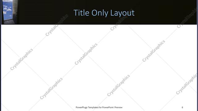 Title Only presentation slide layout