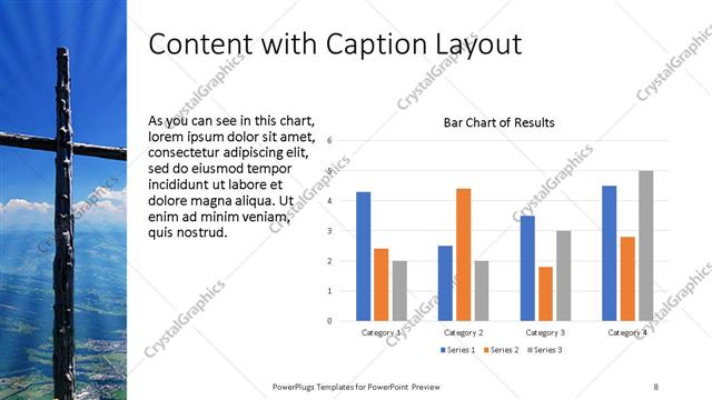 Content with Caption presentation slide layout
