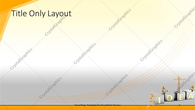 Title Only presentation slide layout