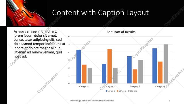 Content with Caption presentation slide layout