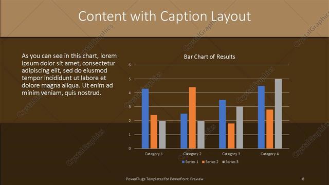 Content with Caption presentation slide layout