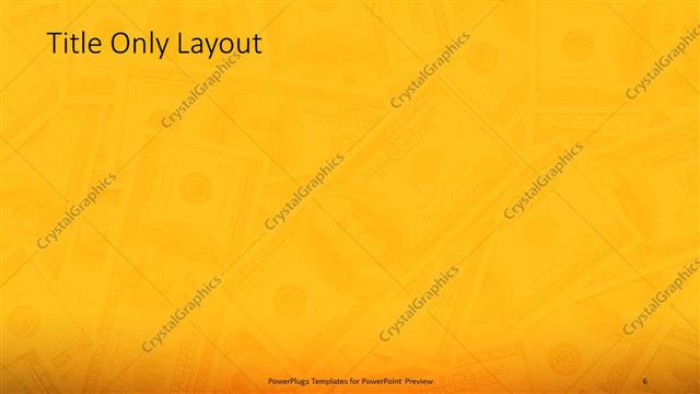 Title Only presentation slide layout