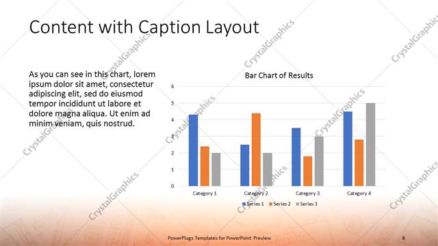 Content with Caption presentation slide layout