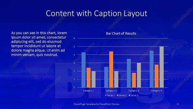 Content with Caption presentation slide layout