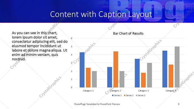 Content with Caption presentation slide layout