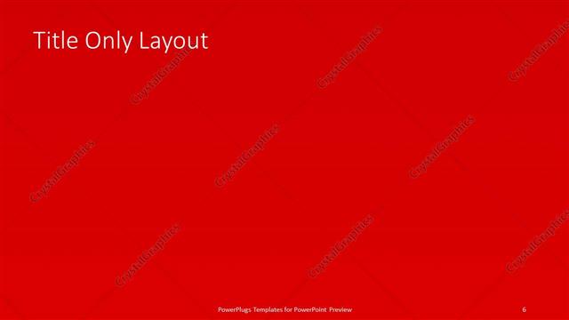 Title Only presentation slide layout