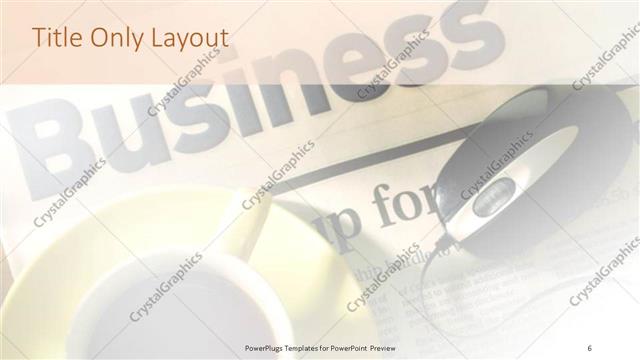 Title Only presentation slide layout