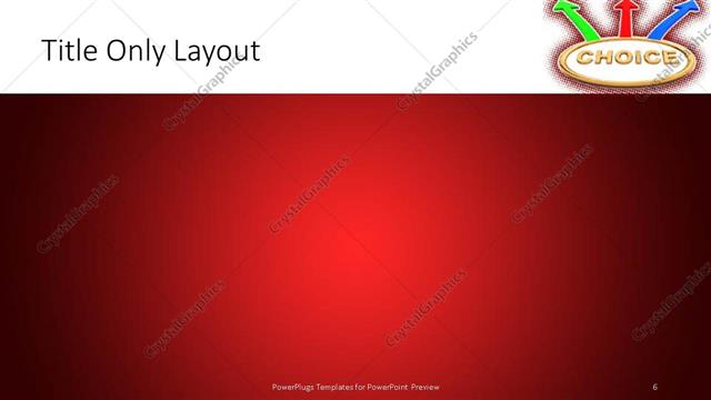 Title Only presentation slide layout