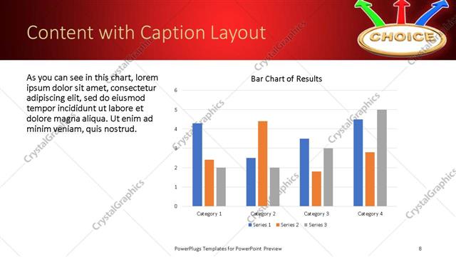 Content with Caption presentation slide layout