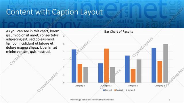 Content with Caption presentation slide layout