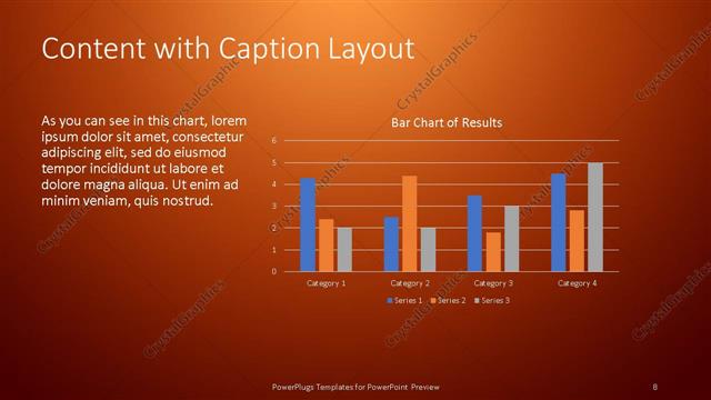 Content with Caption presentation slide layout