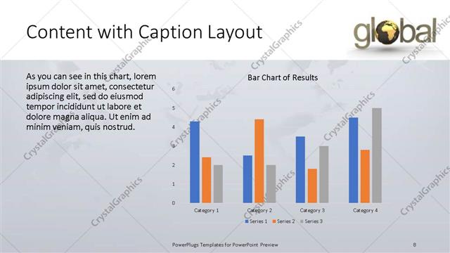 Content with Caption presentation slide layout