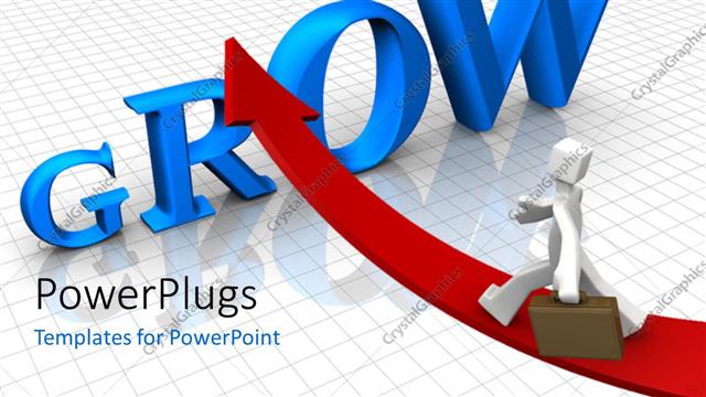  Presentation with professional - A word grow with a professional