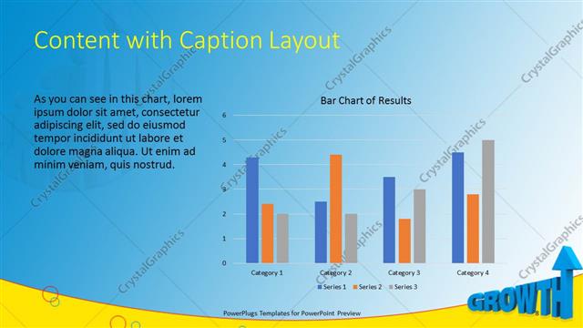 Content with Caption presentation slide layout
