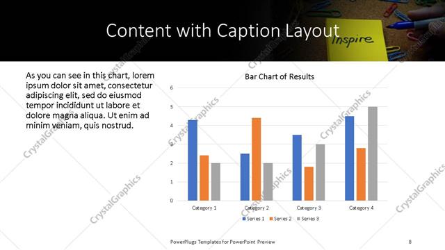 Content with Caption presentation slide layout