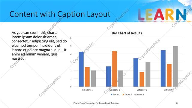 Content with Caption presentation slide layout