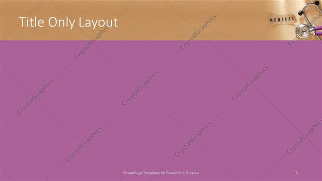 Title Only presentation slide layout