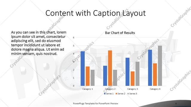Content with Caption presentation slide layout