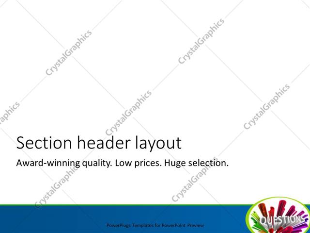 PowerPoint Template - Print Slide