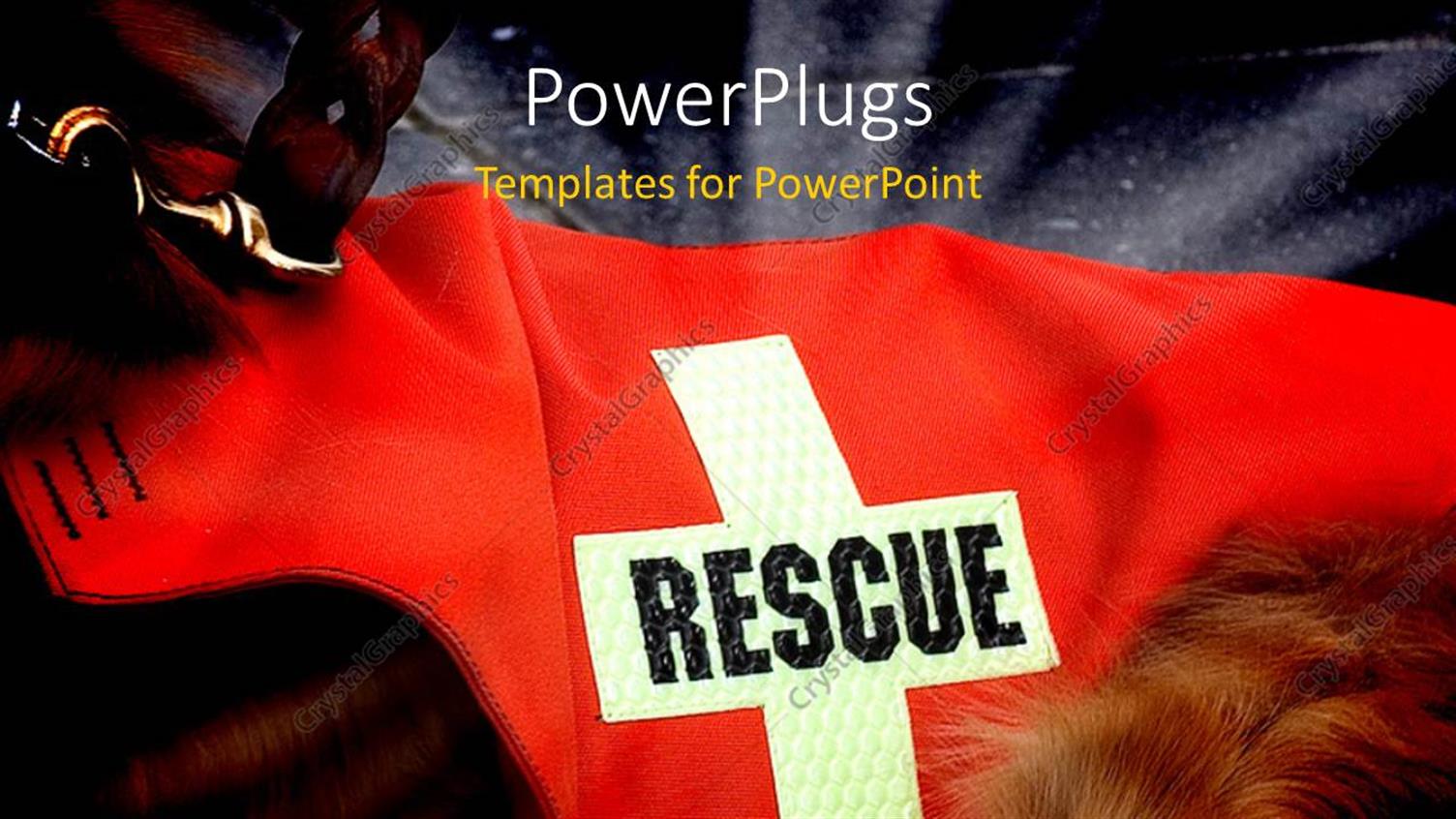 Featuring the Word Rescue on a Cross