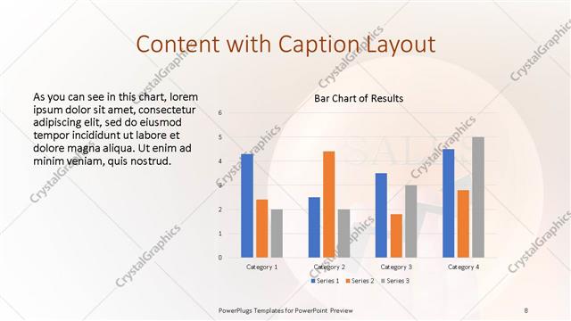 Content with Caption presentation slide layout