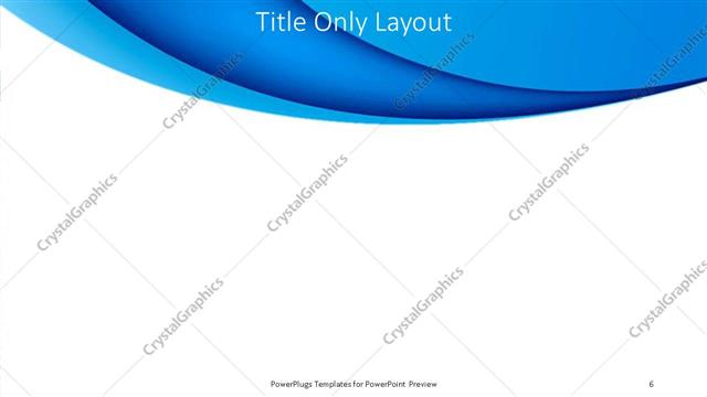 Title Only presentation slide layout