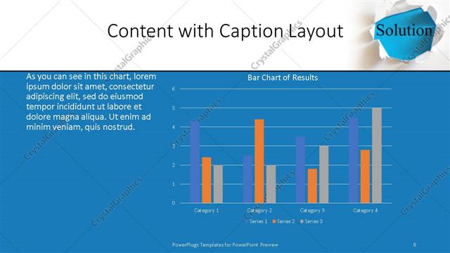Content with Caption presentation slide layout