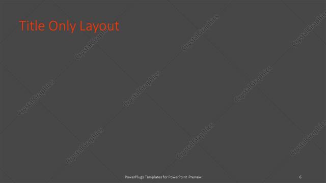 Title Only presentation slide layout