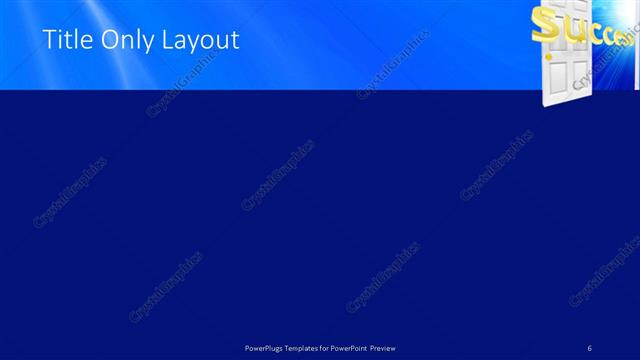 Title Only presentation slide layout