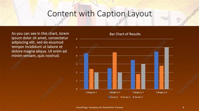 Content with Caption presentation slide layout
