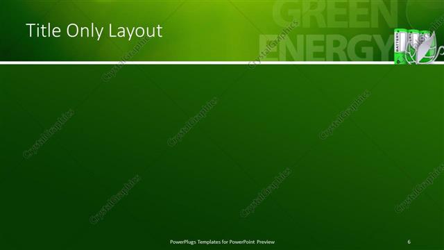 Title Only presentation slide layout