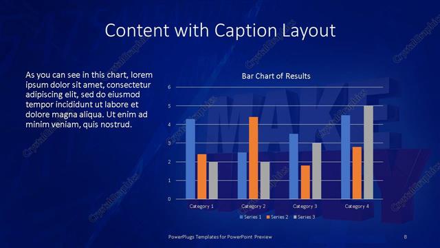 Content with Caption presentation slide layout
