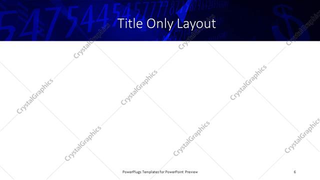 Title Only presentation slide layout