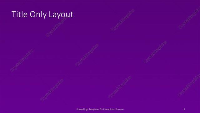 Title Only presentation slide layout