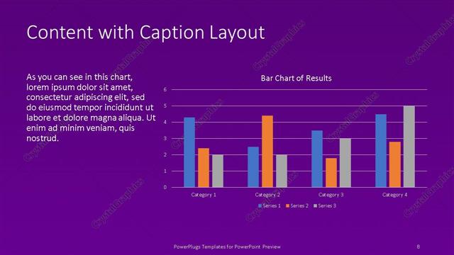 Content with Caption presentation slide layout