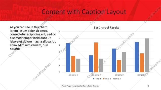 Content with Caption presentation slide layout