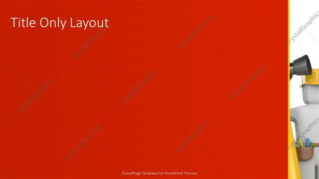 Title Only presentation slide layout