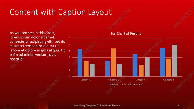 Content with Caption presentation slide layout