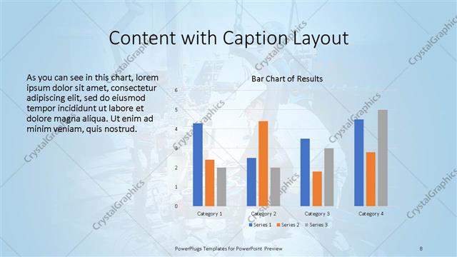 Content with Caption presentation slide layout