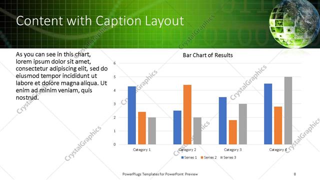 Content with Caption presentation slide layout
