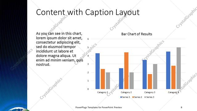 Content with Caption presentation slide layout
