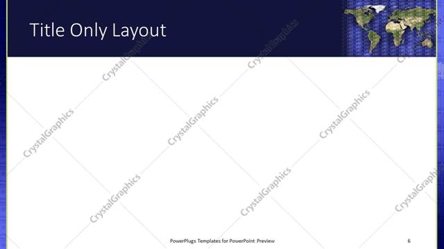 Title Only presentation slide layout