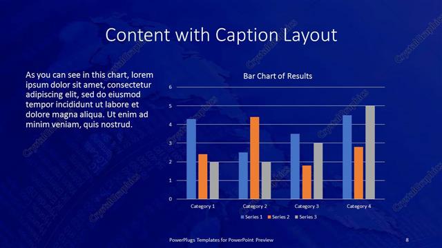 Content with Caption presentation slide layout
