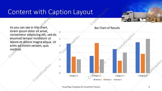 Content with Caption presentation slide layout