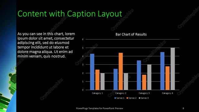 Content with Caption presentation slide layout