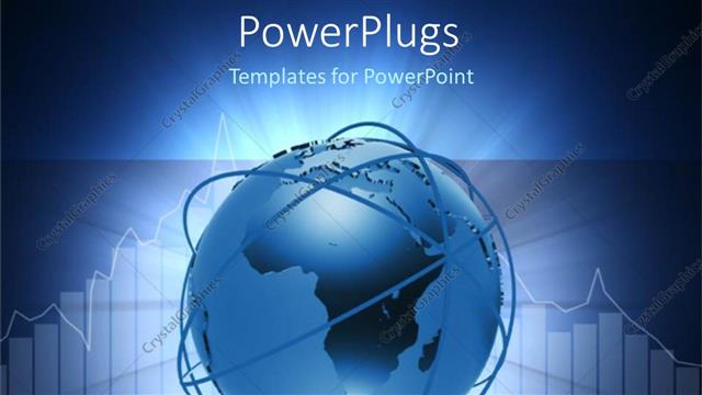  Presentation with connecting - World wide web connecting the world global economy graphs blue
