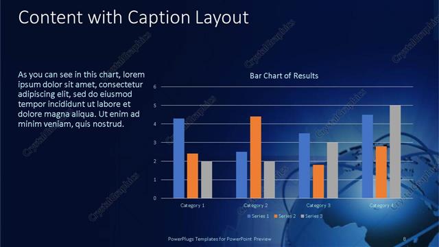 Content with Caption presentation slide layout