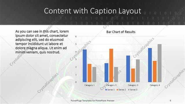 Content with Caption presentation slide layout